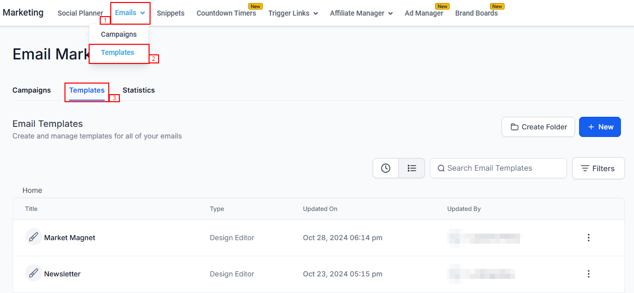 Email Templates – figure 1