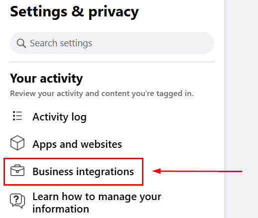 Facebook Pages Not Showing – figure 2
