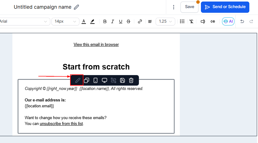 Footer Element – figure 2