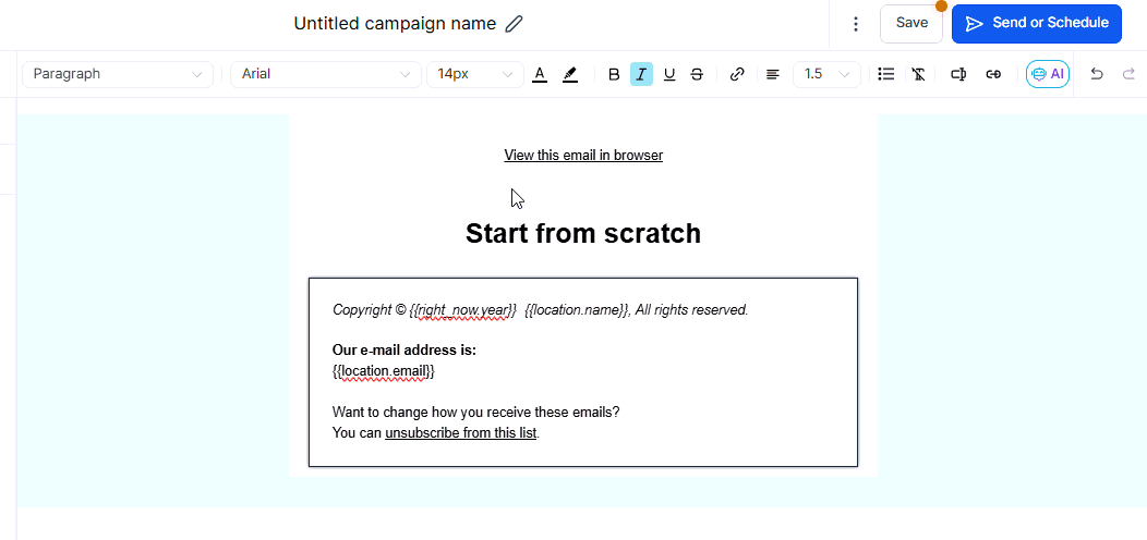 Footer Element – figure 5