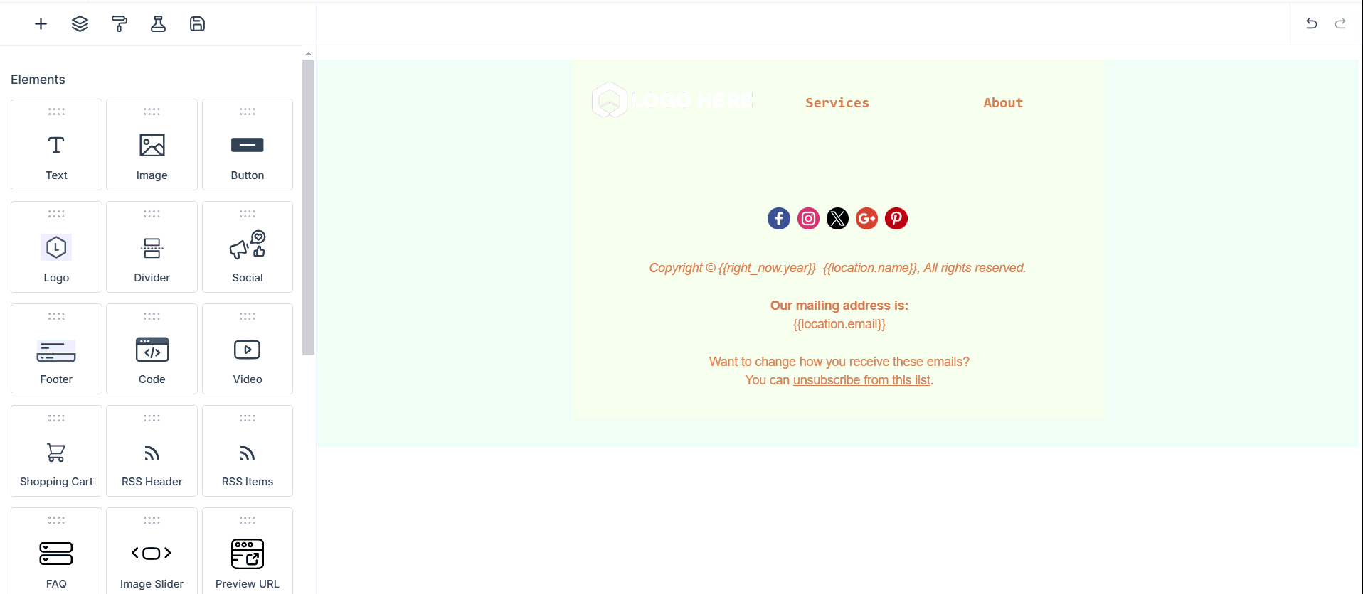 Form Element in Email Campaigns – figure 3