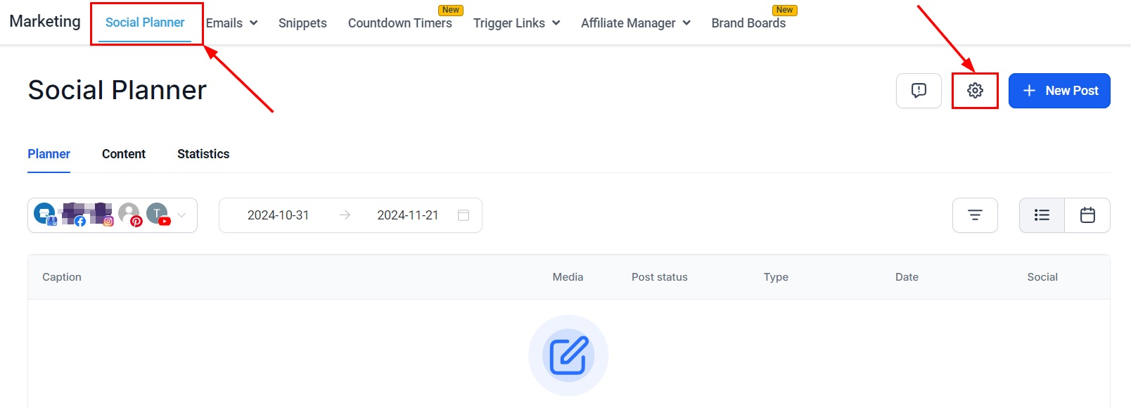 How to Add a Watermark to an Image in the Social Planner – figure 1