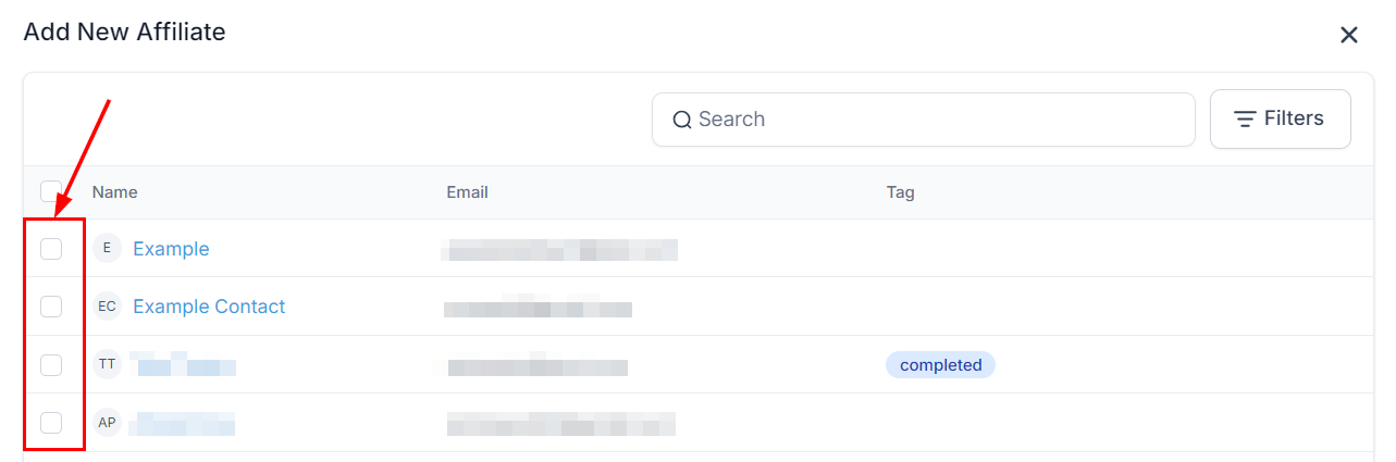 How to Add an Affiliate – figure 13
