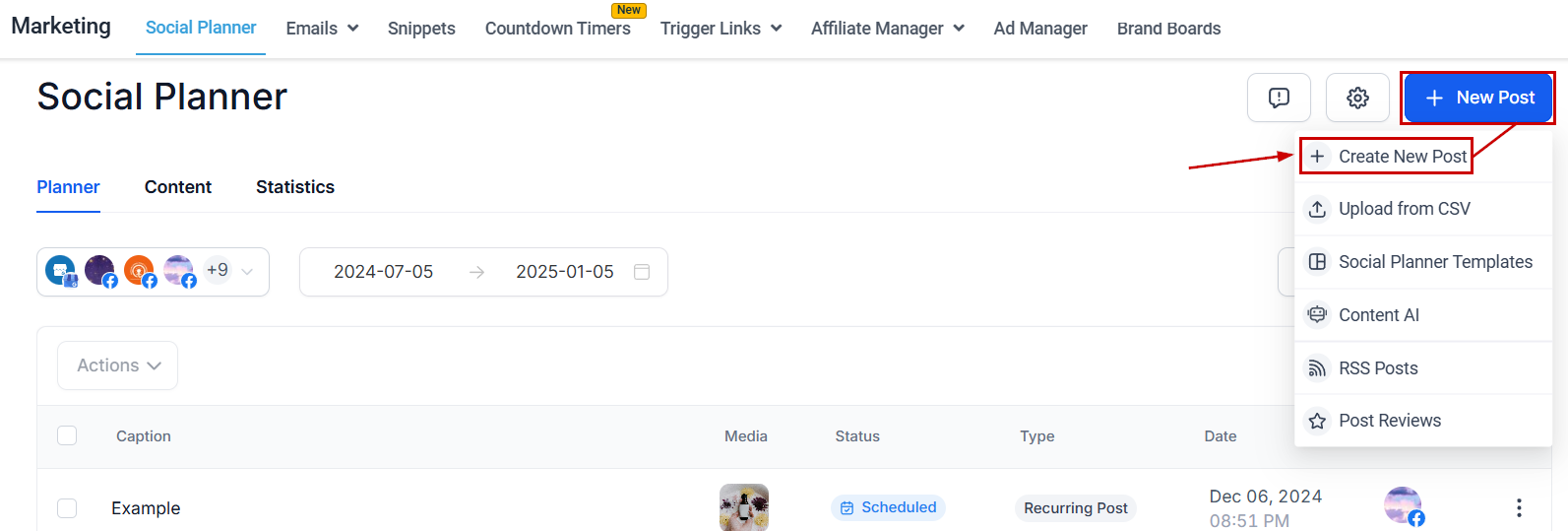 How to Add Location Tagging to Social Post – figure 1