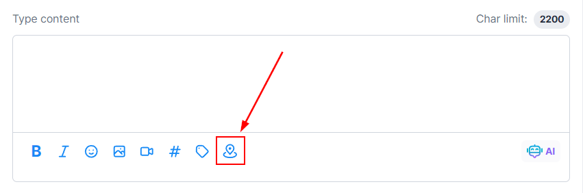 How to Add Location Tagging to Social Post – figure 4