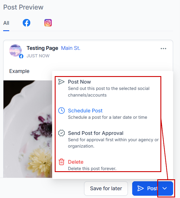 How to Add Location Tagging to Social Post – figure 7