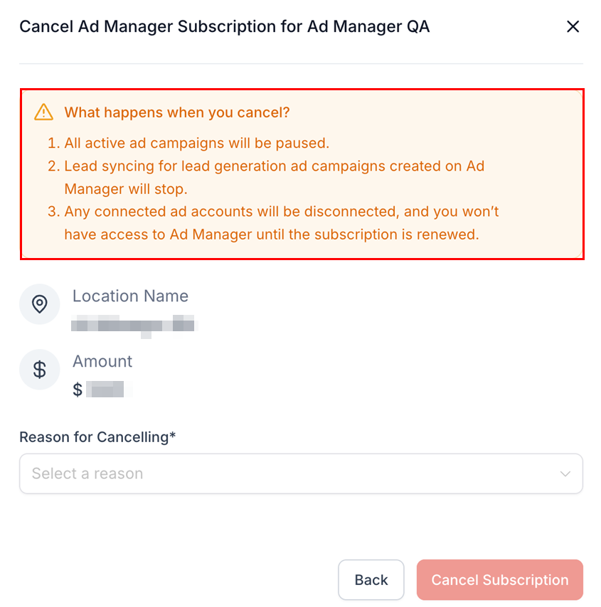 How to Cancel Ad Manager Subscriptions – figure 4