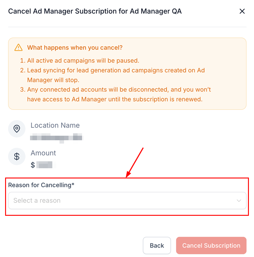How to Cancel Ad Manager Subscriptions – figure 5