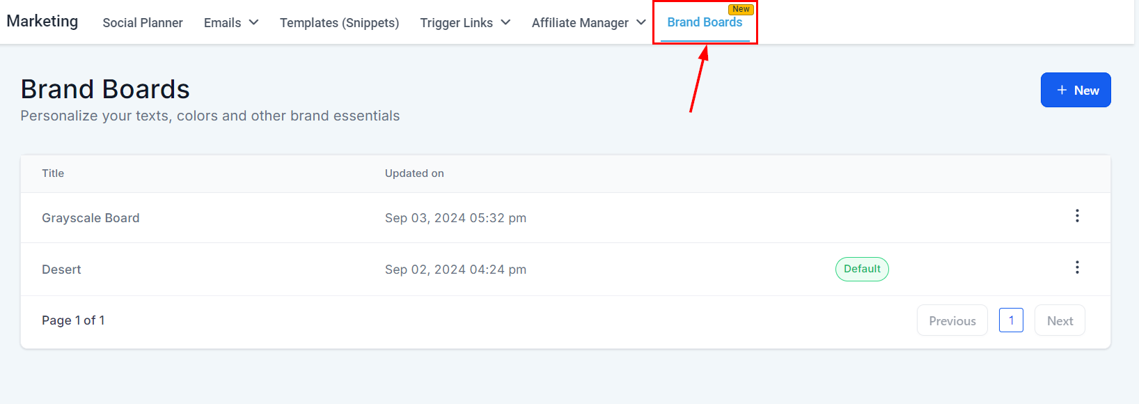 How to Change Your Default Brand Board – figure 1