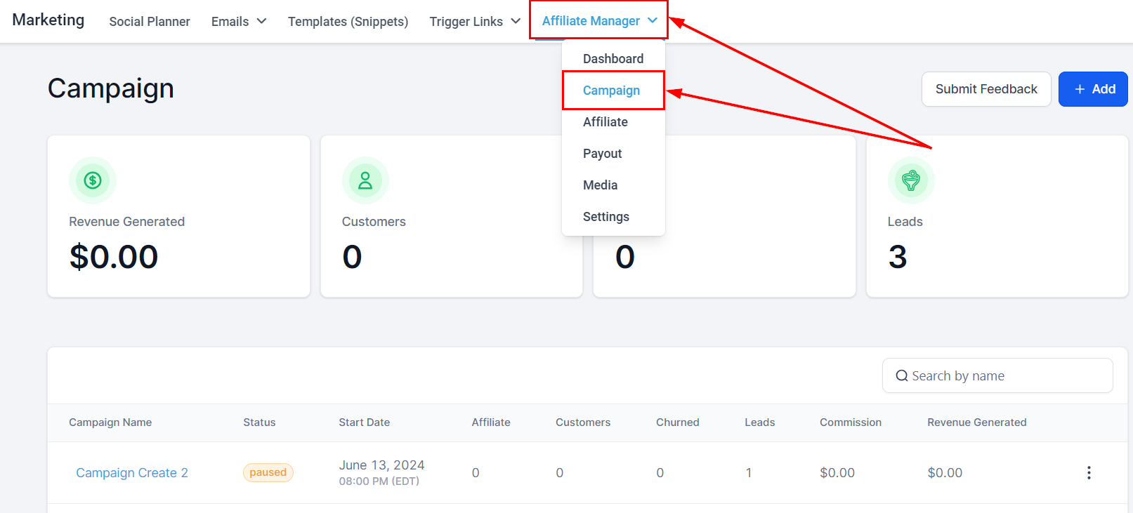 How to Clone an Affiliate Campaign – figure 1