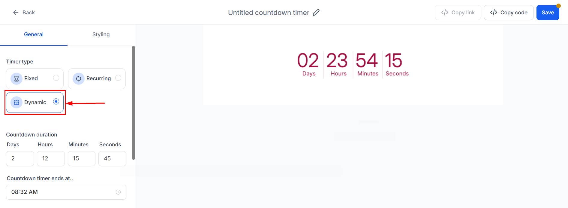 How to Create a Dynamic Timer – figure 3