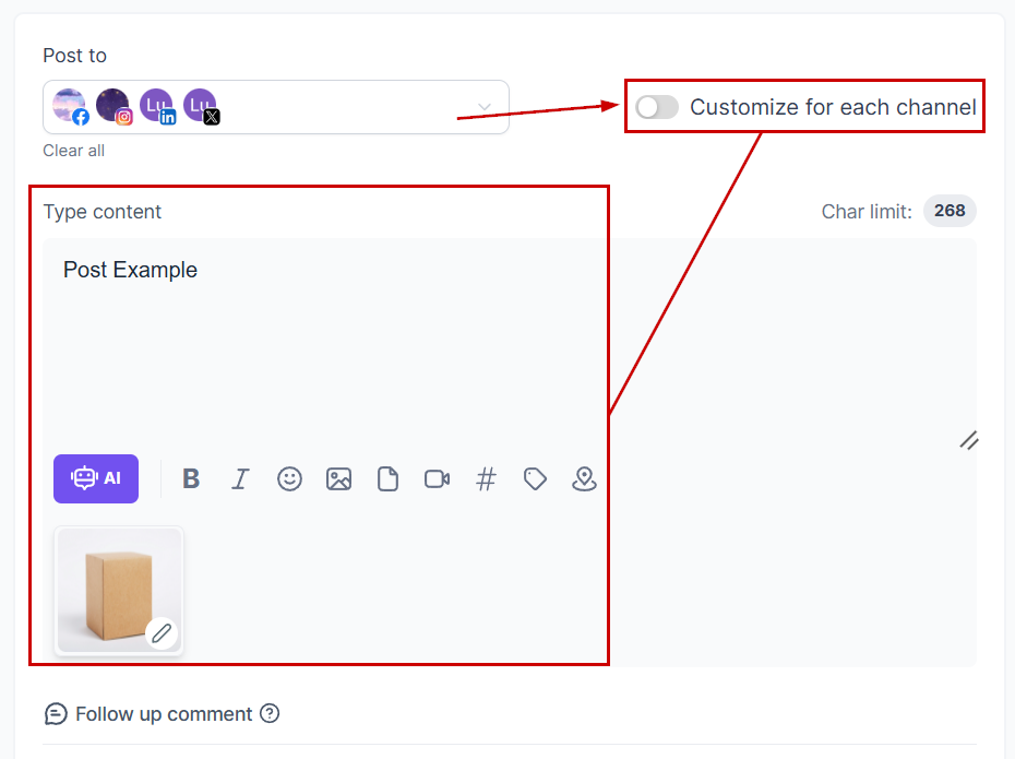 How to Customize Your Post for Each Platform – figure 3
