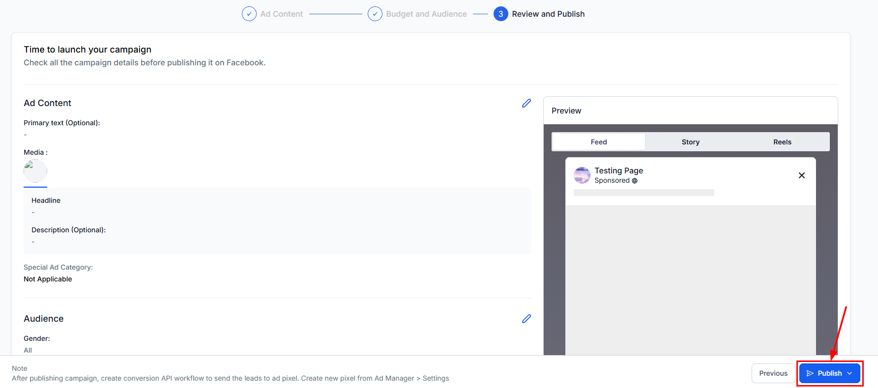 How to Edit a Published or In-Review Ad Campaign – figure 4