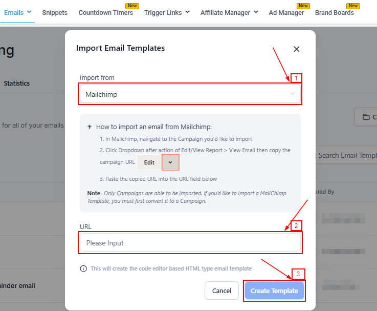 How To Import Email Template(s) From Mailchimp – figure 2