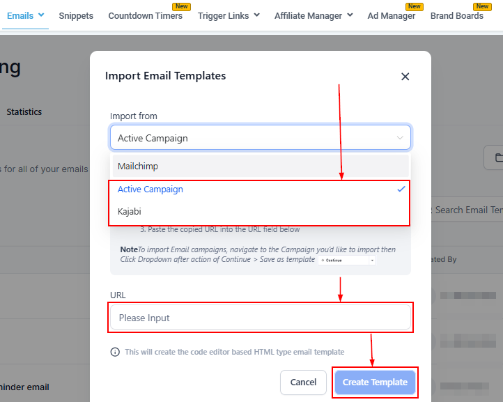 How To Import Email Template(s) From Mailchimp – figure 3
