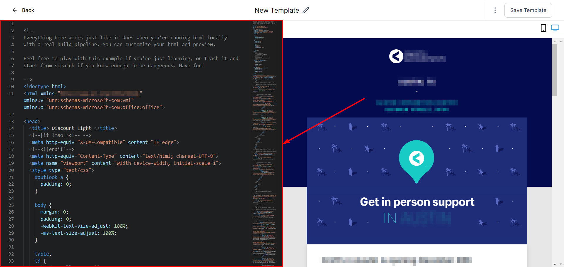 How to Import HTML Email Templates or Campaigns – figure 4