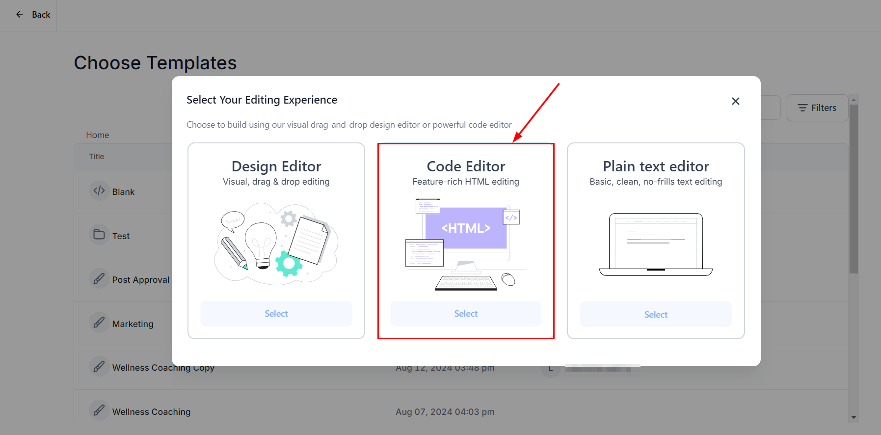How to Import HTML Email Templates or Campaigns – figure 8