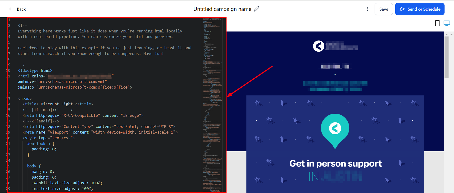 How to Import HTML Email Templates or Campaigns – figure 9