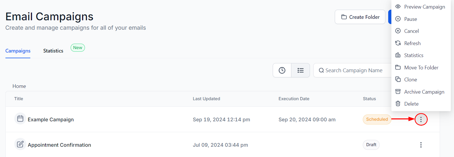 How to Pause or Cancel Email Campaigns – figure 2