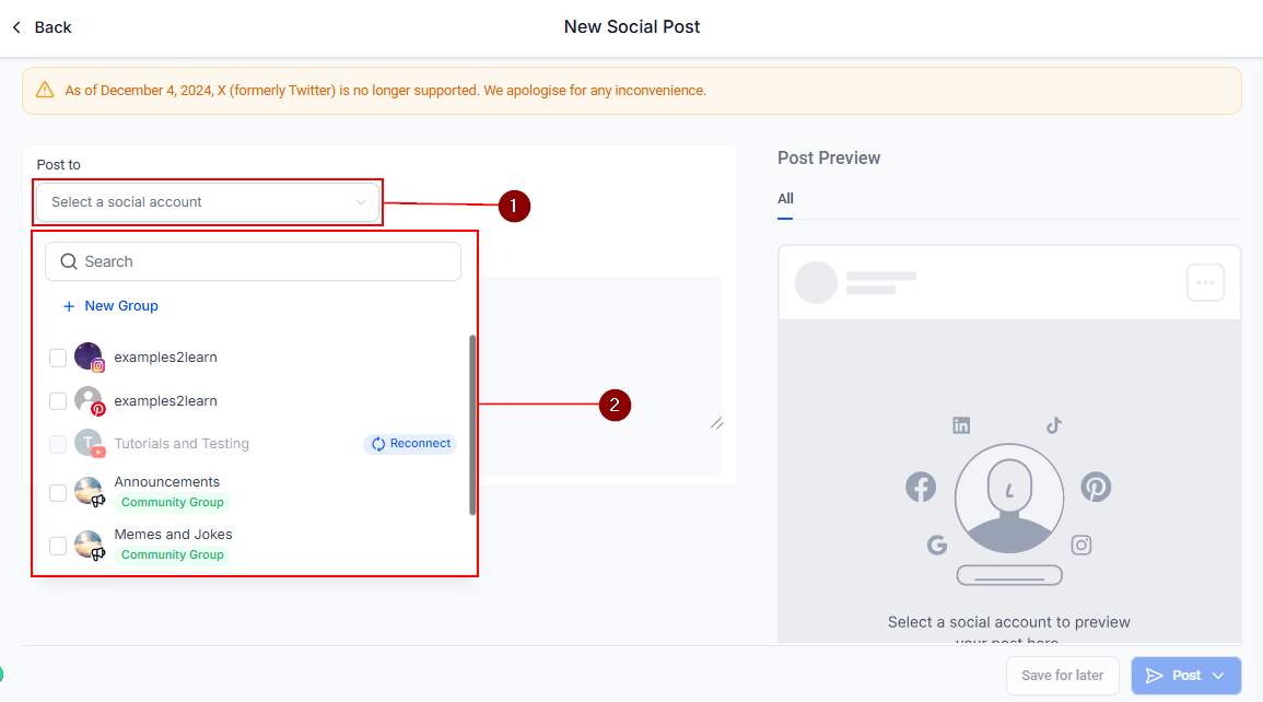 How to Rearrange Media for a Social Post – figure 2