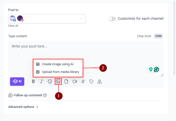 How to Rearrange Media for a Social Post – figure 3