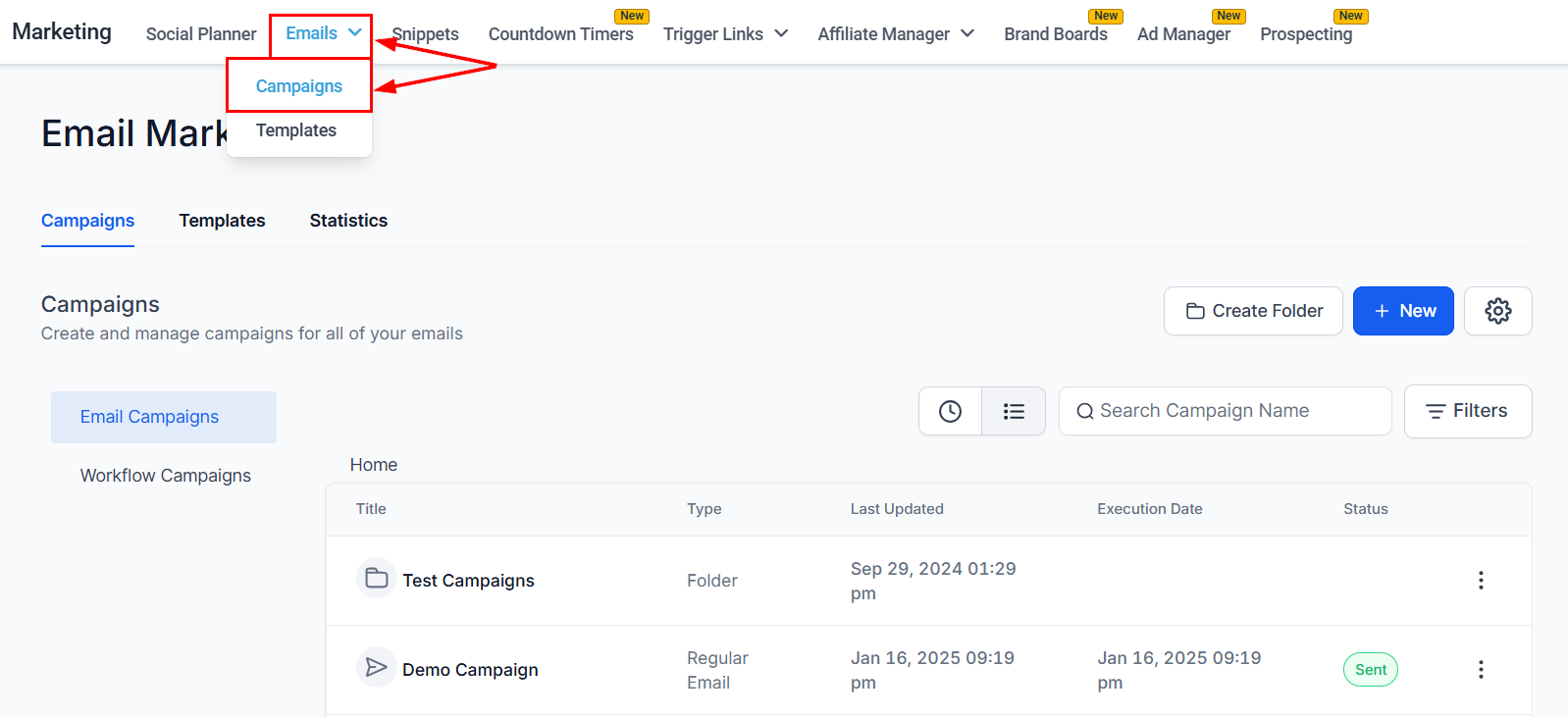 How to Resend Unopened Emails in Email Campaigns – figure 1