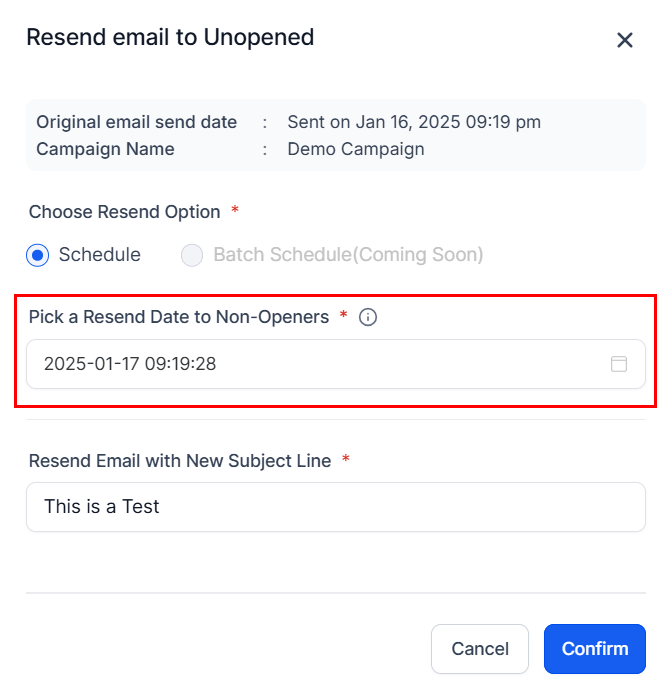 How to Resend Unopened Emails in Email Campaigns – figure 3