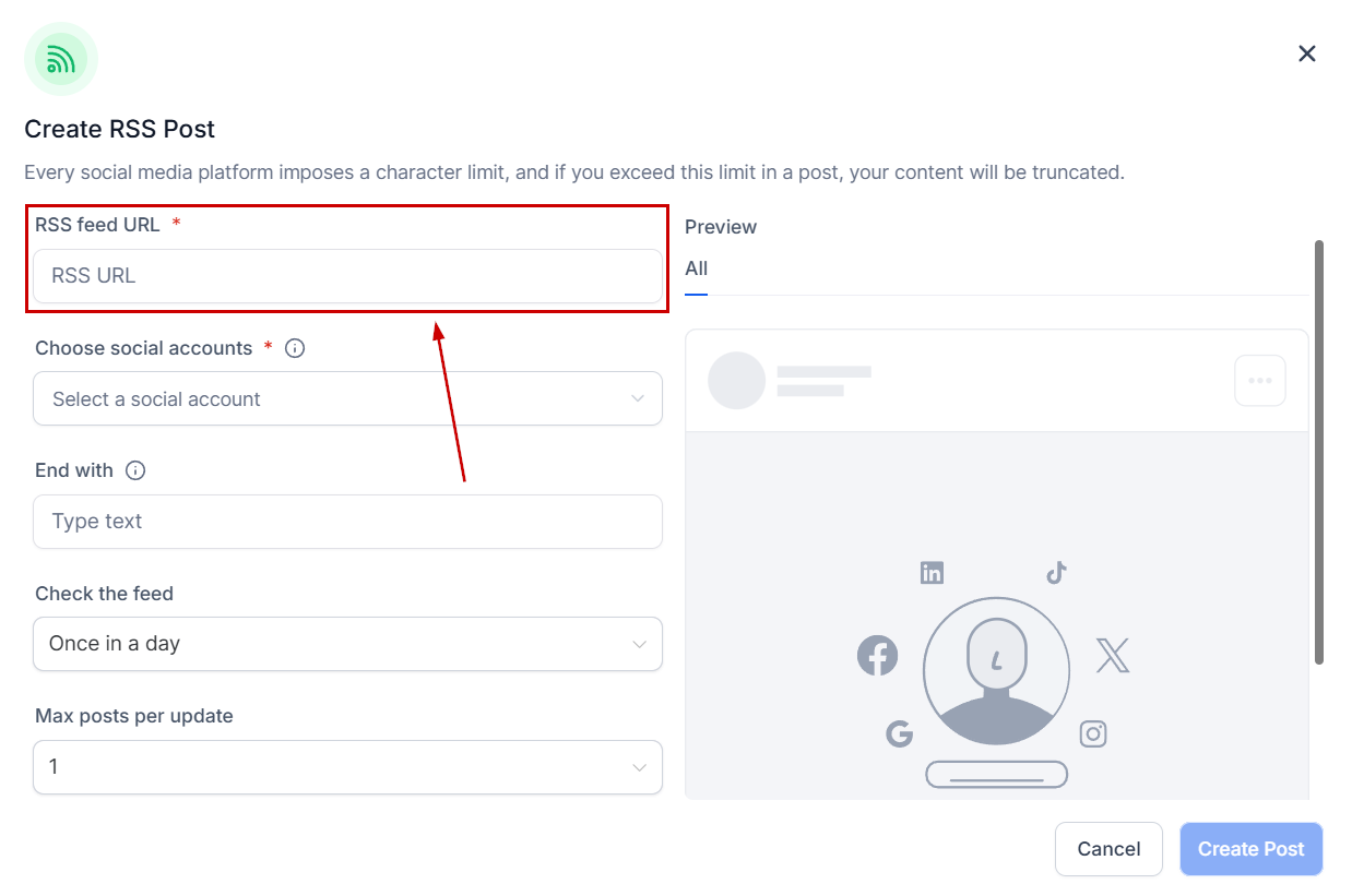 How To Schedule Posts Using RSS URL – figure 2