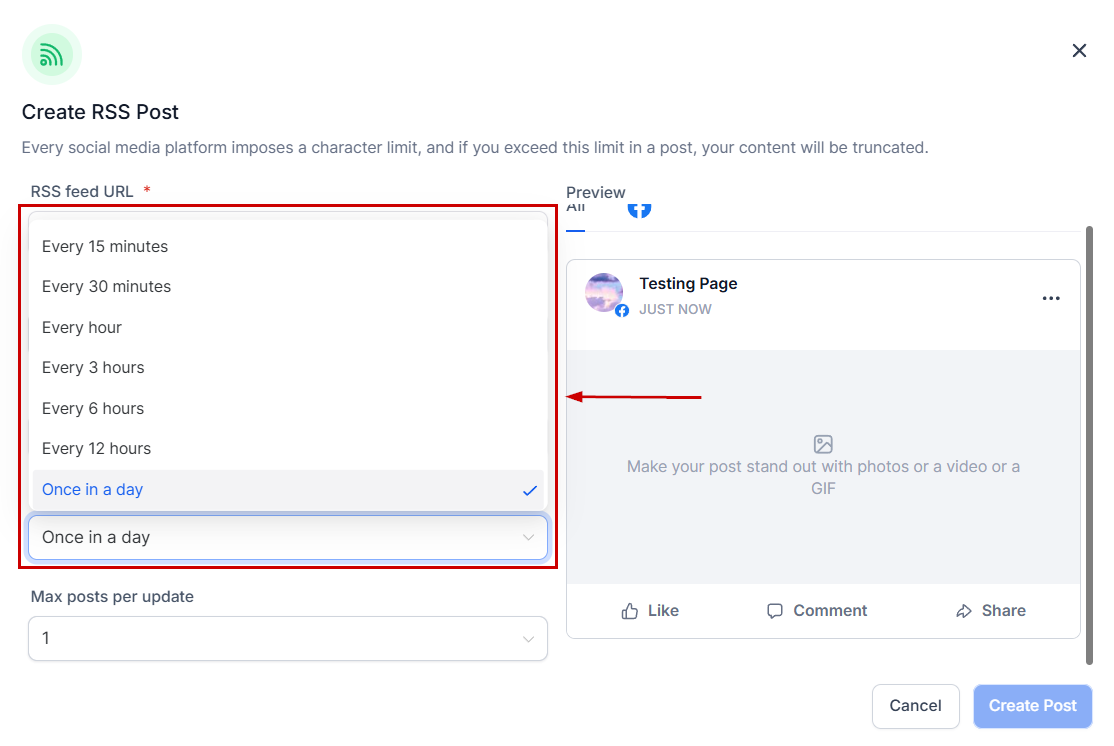How To Schedule Posts Using RSS URL – figure 5