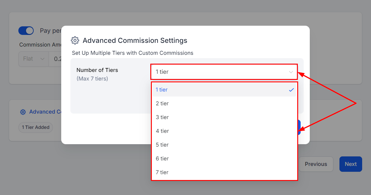 How to Setup Multi-Tier Commissions for your Affiliate Campaigns – figure 3