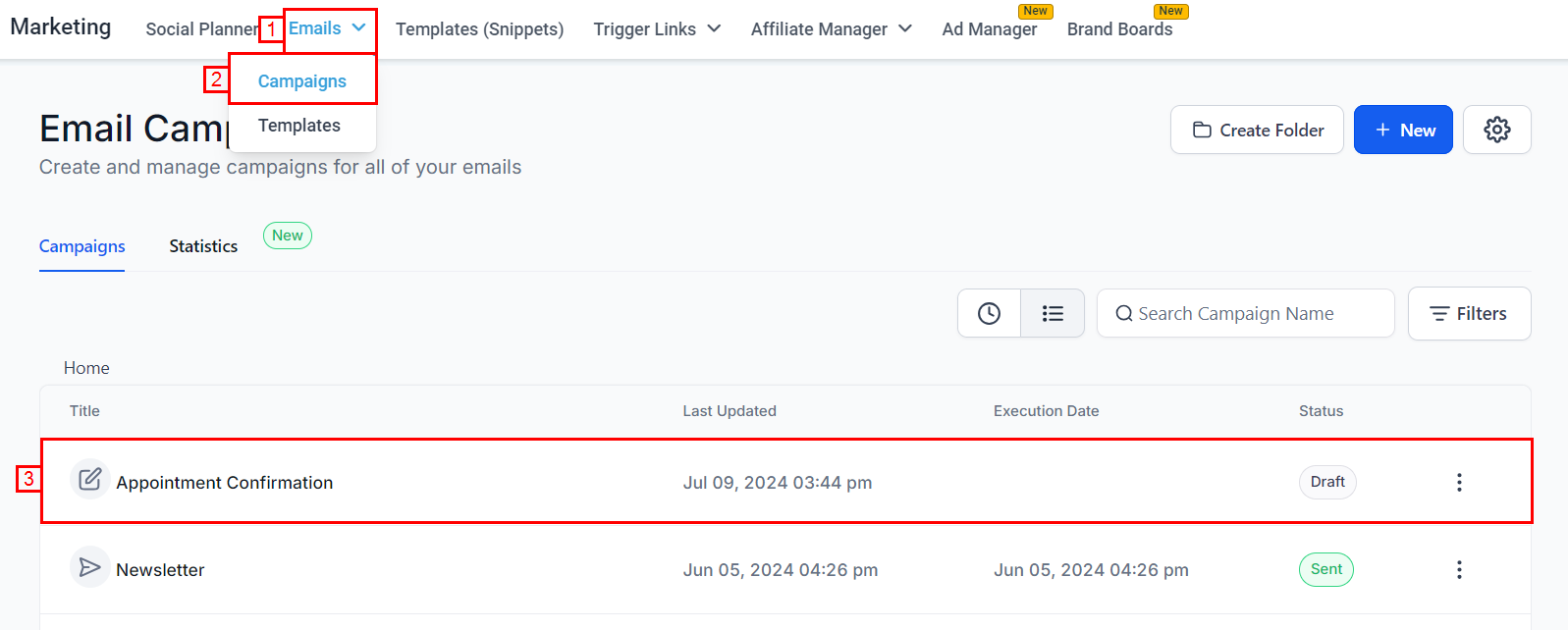 How to Use Brand Boards in Emails – figure 1