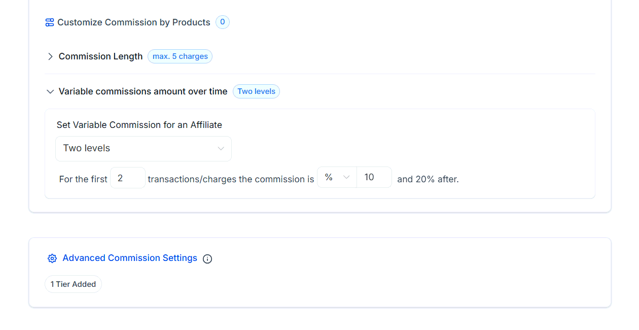 How to Use Commission Length & Variable Commissions in Affiliate Manager – figure 6