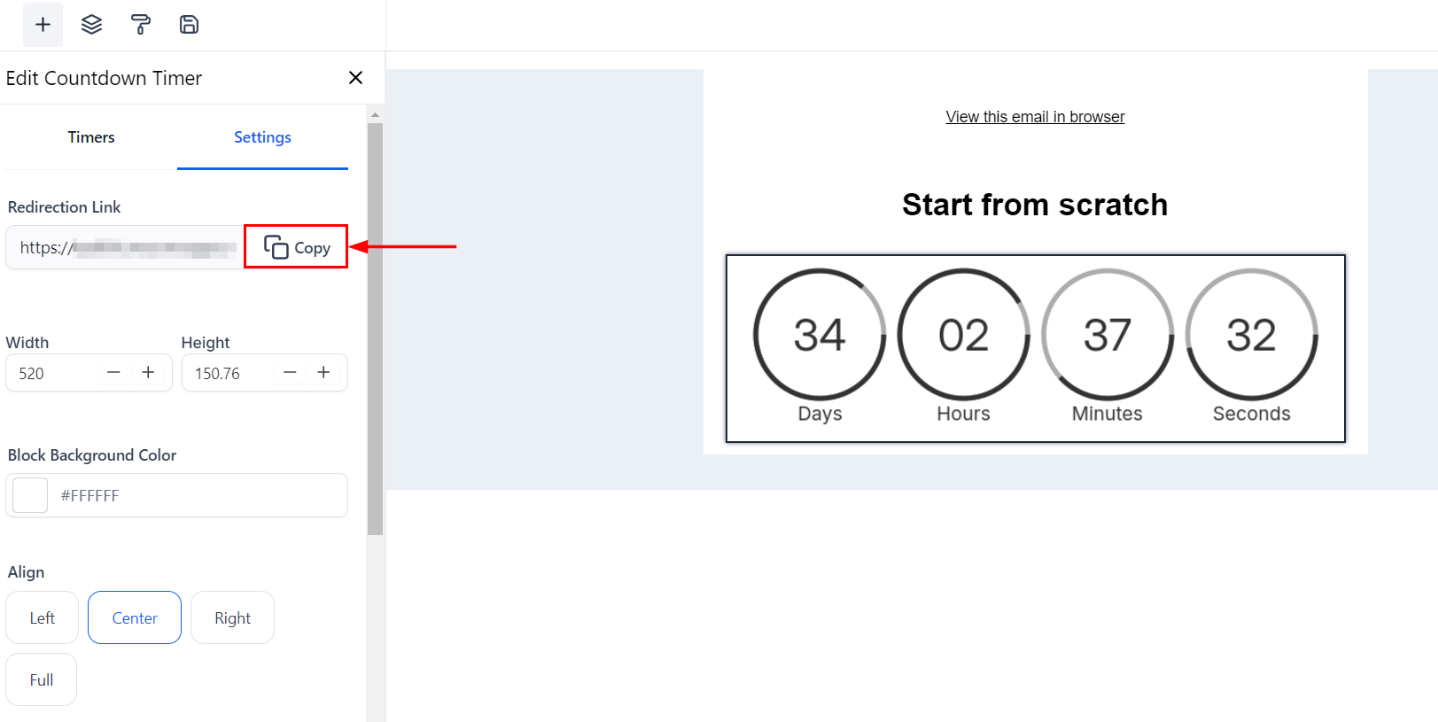 How to Use Countdown Timer in Emails – figure 6