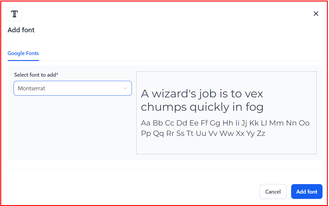 How to Use Google Fonts in Email Builder – figure 10