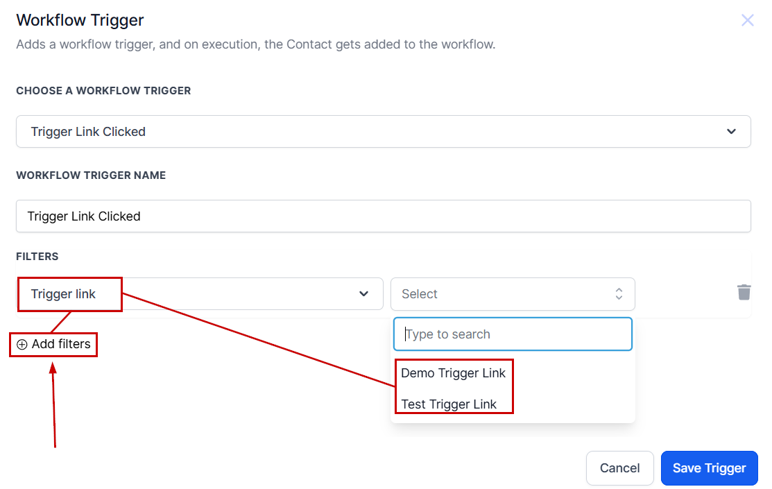 How To Use Trigger Links in Emails – figure 3