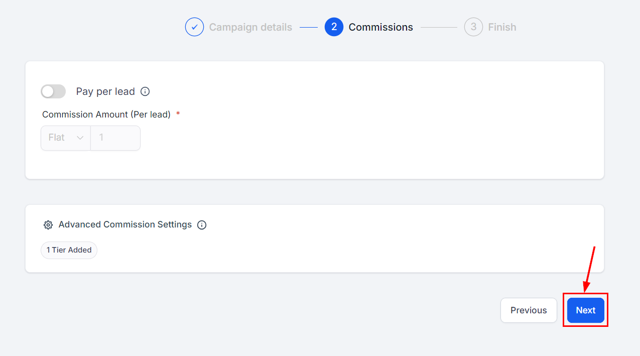 Lead Tracking in the Affiliate Manager – figure 4