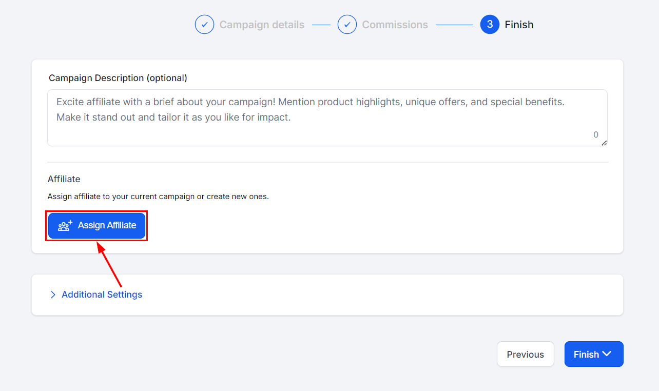 Lead Tracking in the Affiliate Manager – figure 5