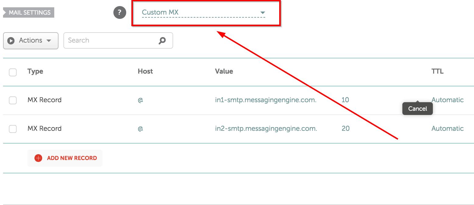 Namecheap MX Records – figure 6
