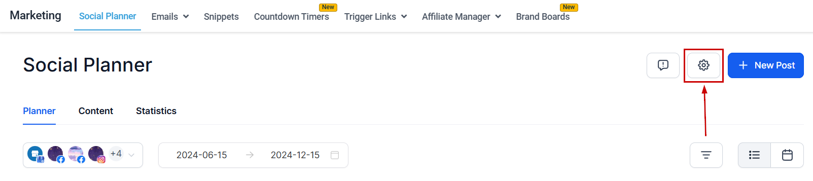 Notifications for Expired Social Accounts – figure 1