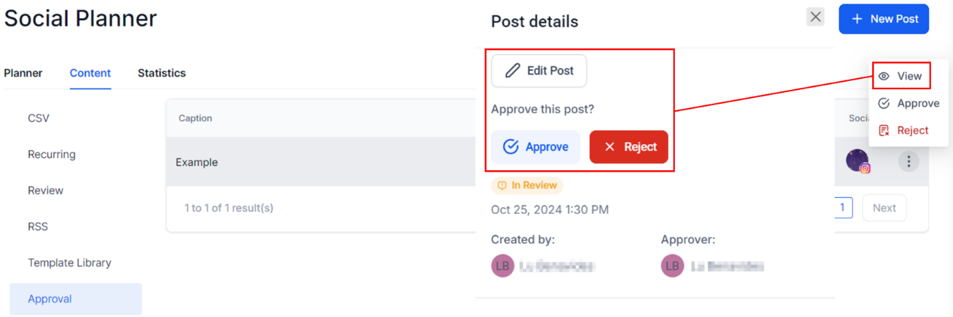 Post Approval Flow – figure 13