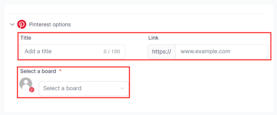 Post Pinterest Pins in Social Planner – figure 5