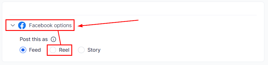 Posting Facebook Reels – figure 6