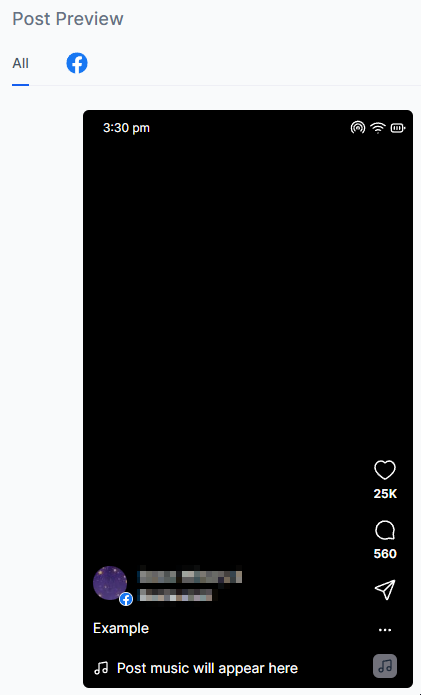 Posting Facebook Reels – figure 7