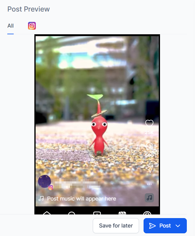 Posting Instagram Reels – figure 7