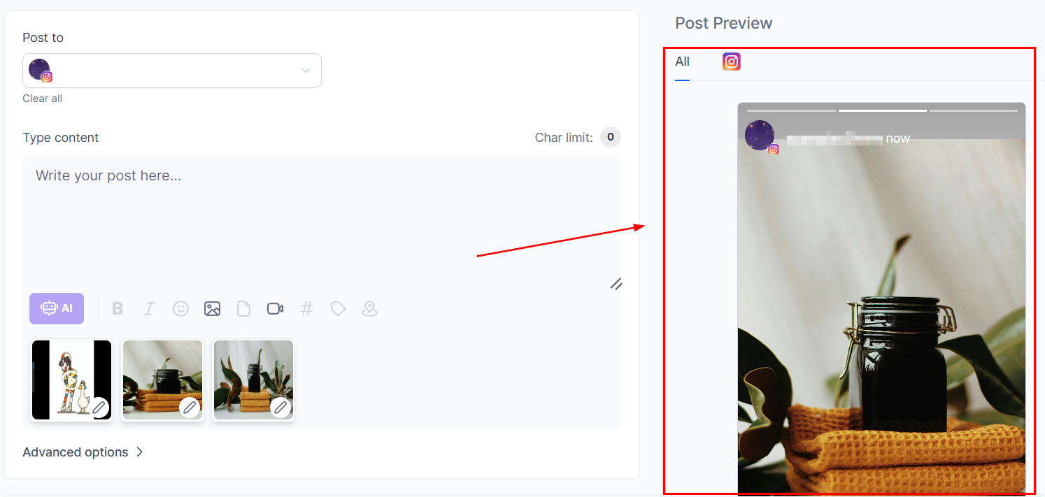 Posting Instagram Stories – figure 5