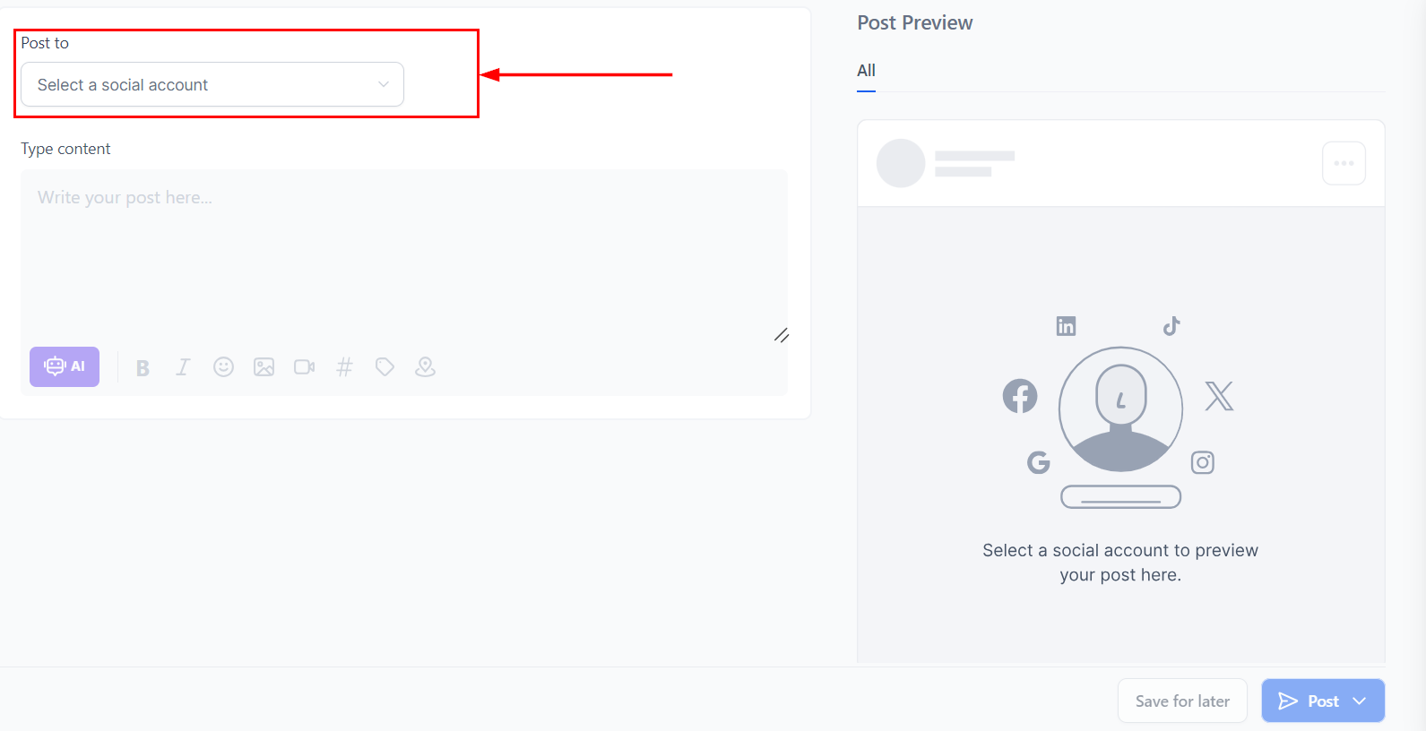 Posting to Facebook – figure 3
