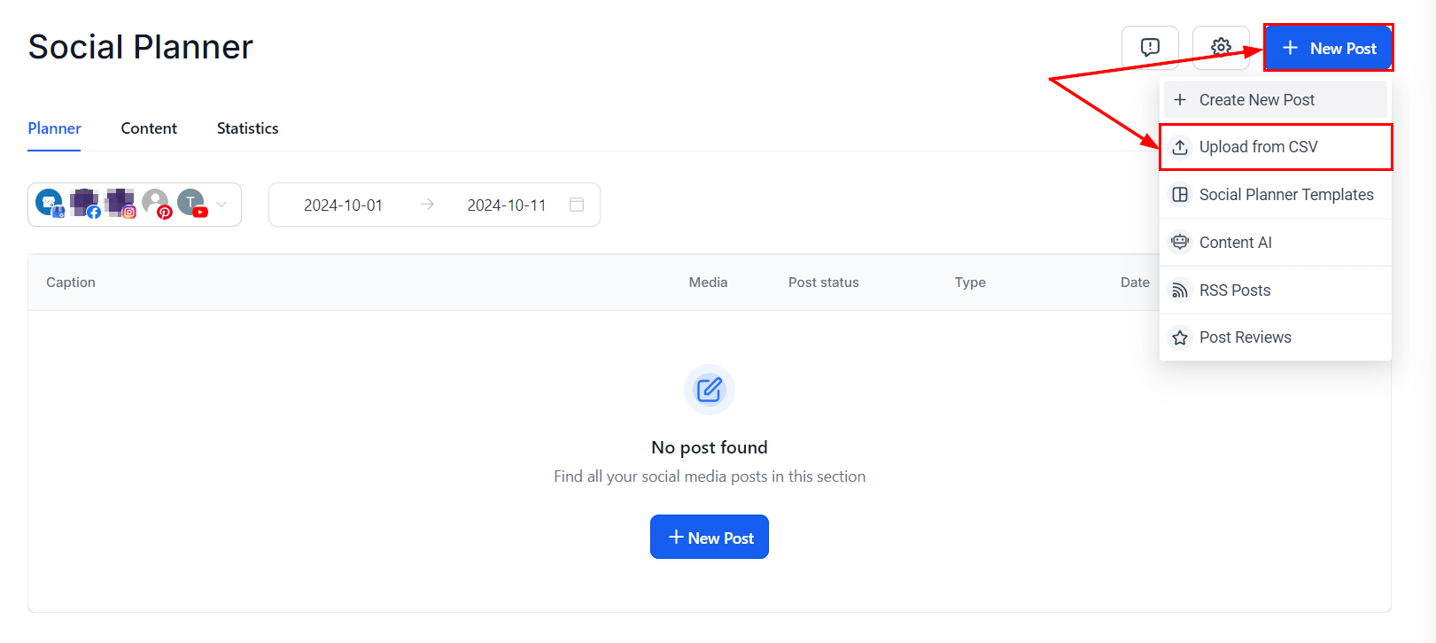 Posting to Facebook – figure 10