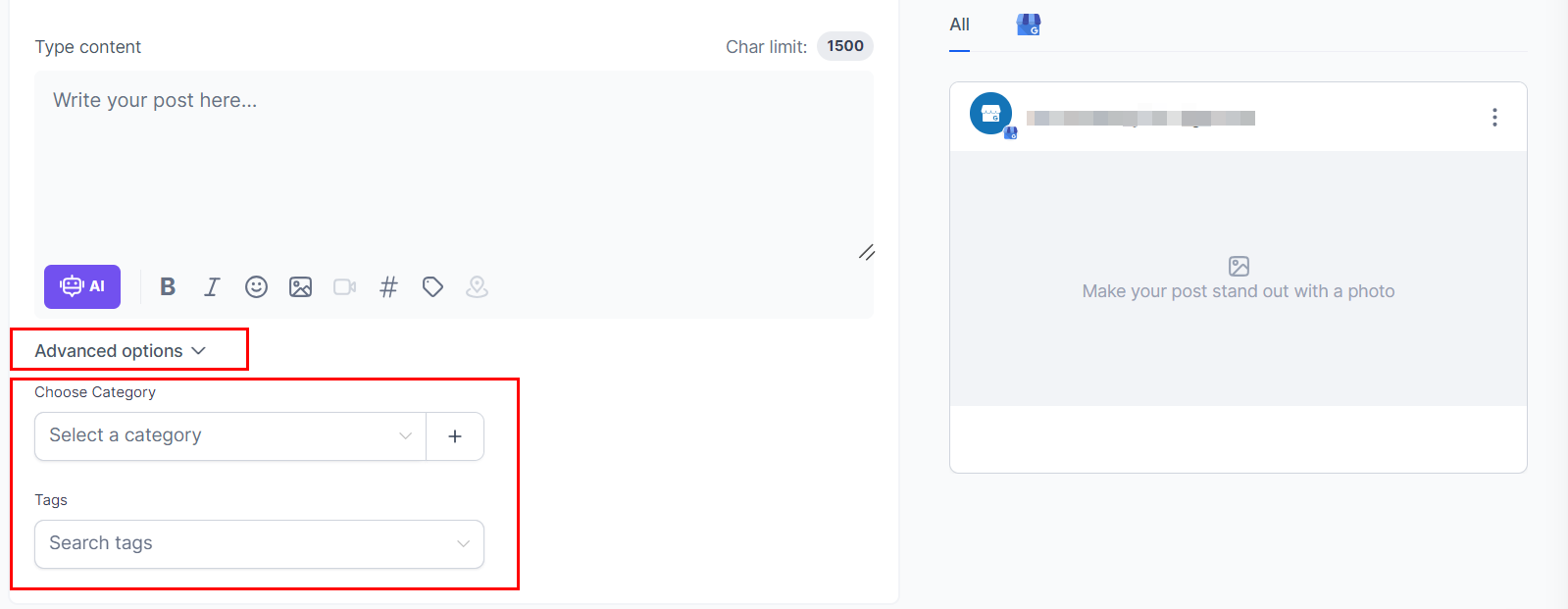 Posting to Google My Business – figure 4