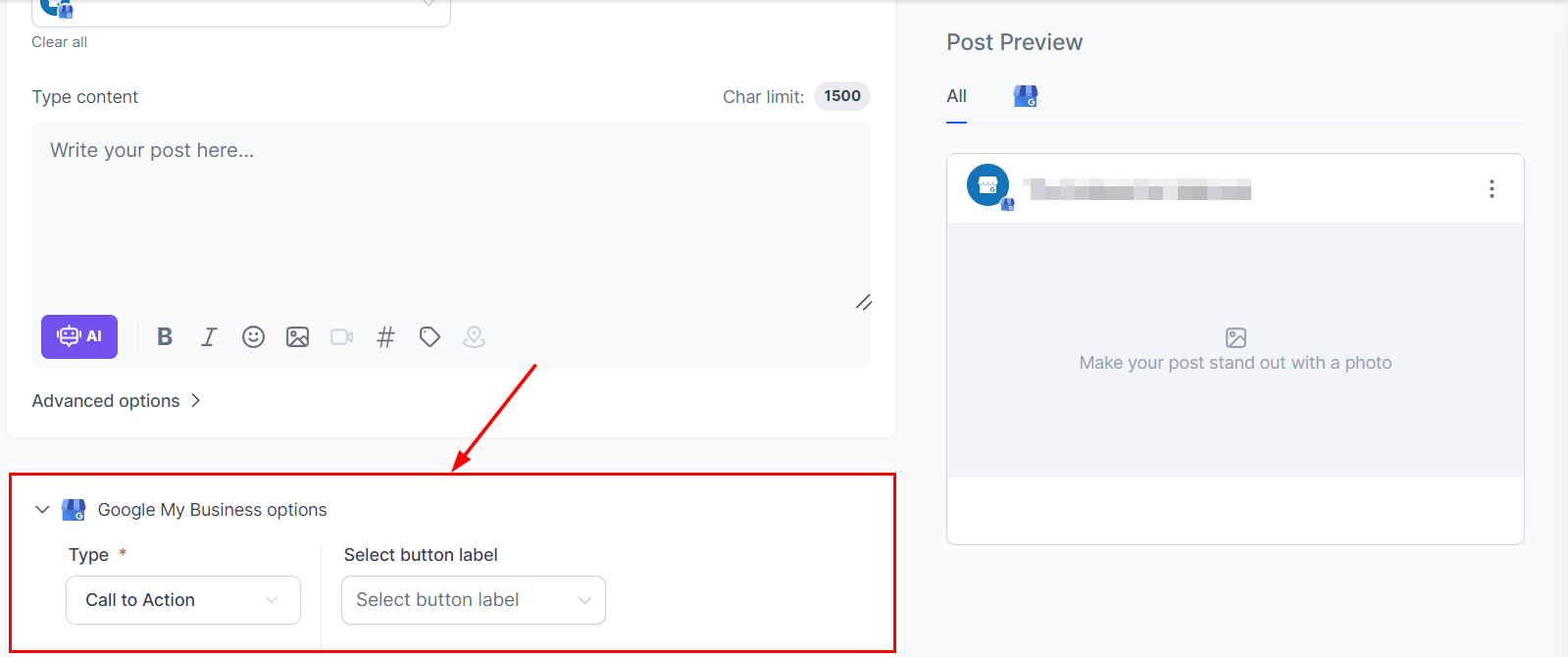 Posting to Google My Business – figure 5