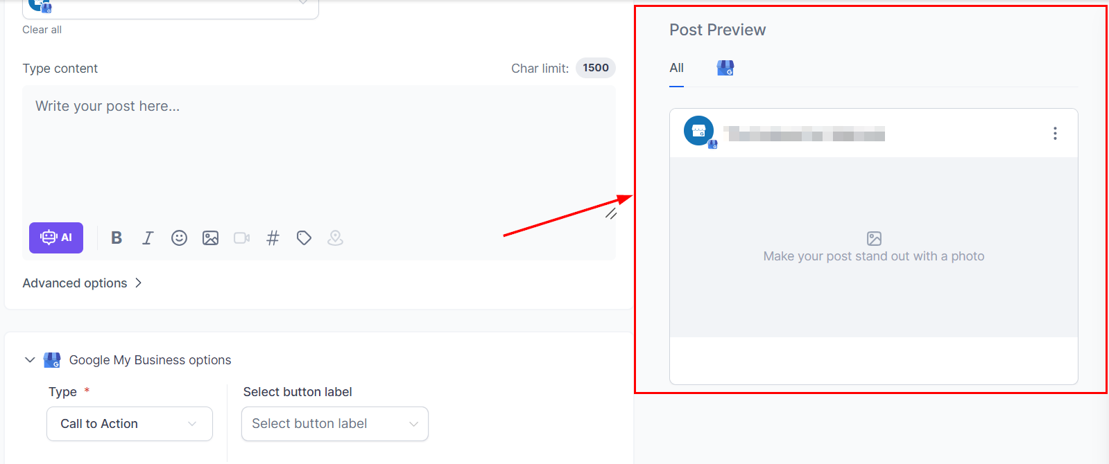 Posting to Google My Business – figure 6